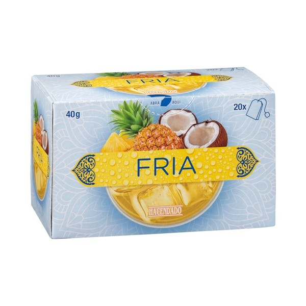 Las nuevas infusiones frías de Mercadona ya están arrasando con el calor Imagen que muestra la nueva infusión fría de mercadona con sabor a piña y coco