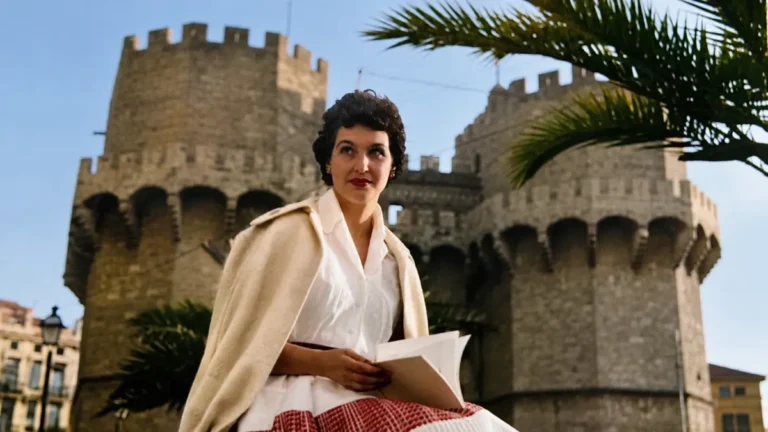 María Beneyto en una imagen de archivo en Valencia con las Torres de fondo