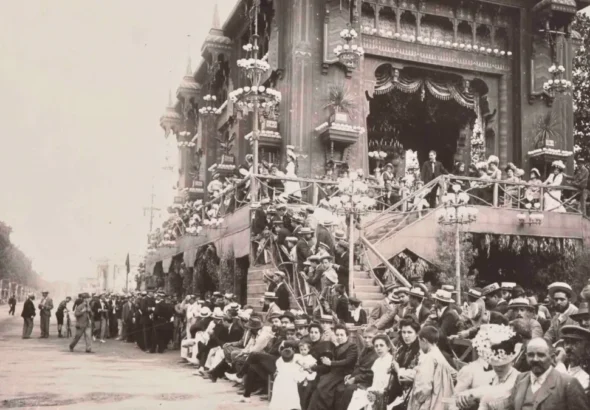 Imagen de archivo de la Feria de Julio de Valencia del siglo XIX para ilustrar el eventos de Or xata
