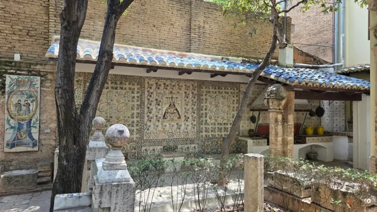 Imagen que muestra el paellero de la Casa Museu Benlliure en Valencia tras su restauración