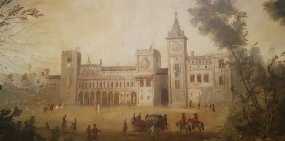 ¿Por qué se llama Feria de Julio? El secreto del siglo XIX que cambió los veranos de Valencia Imagen que muestra una pintura que ilustra el Palacio Real de Valencia