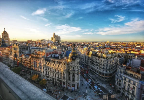 Imagen que muestra Madrid con los precios de la vivienda 2026