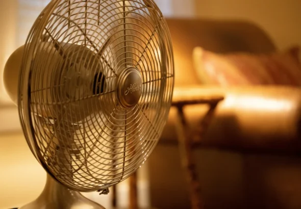 Imagen que muestra un ventilador para ilustrar la campaña de Ventilador de El Corte Inglés