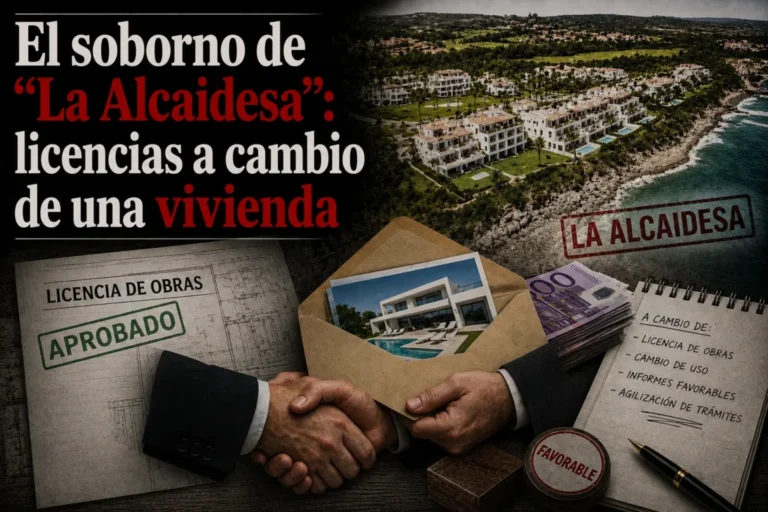 Imagen que muestra un titular sobre el caso Mascarillas