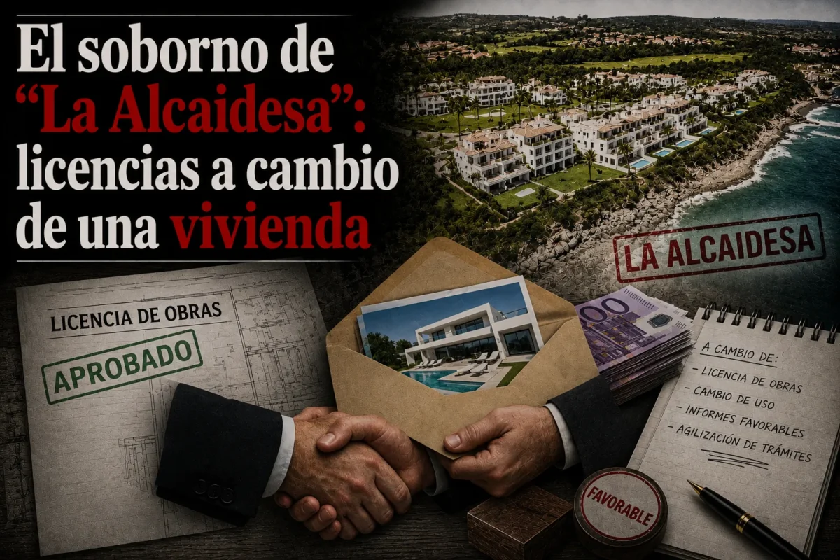 Imagen que muestra un titular sobre el caso Mascarillas