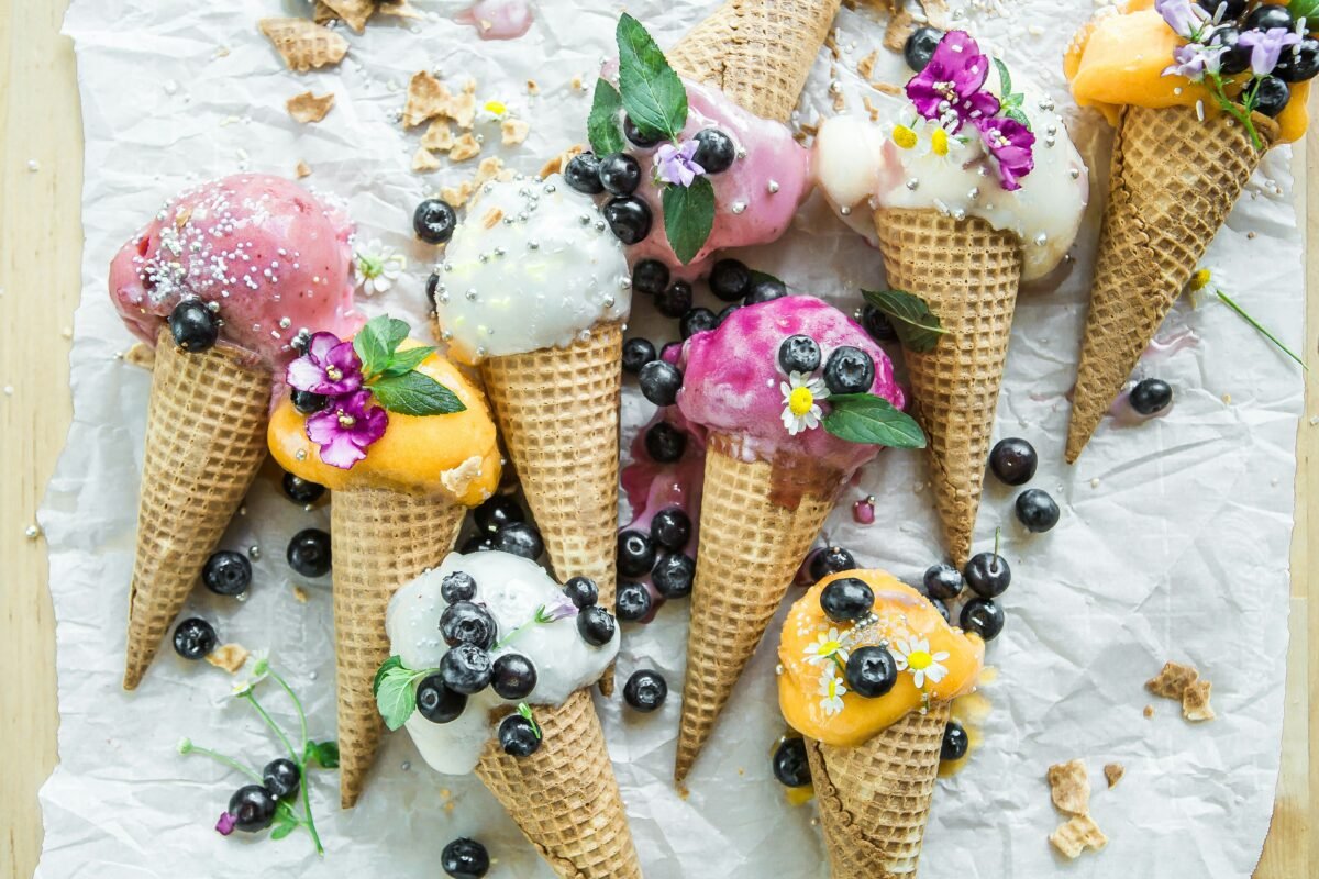 Imagen que muestra unos helados caseros hechos en casa con la heladera Ninja con descuento en el Prime Day