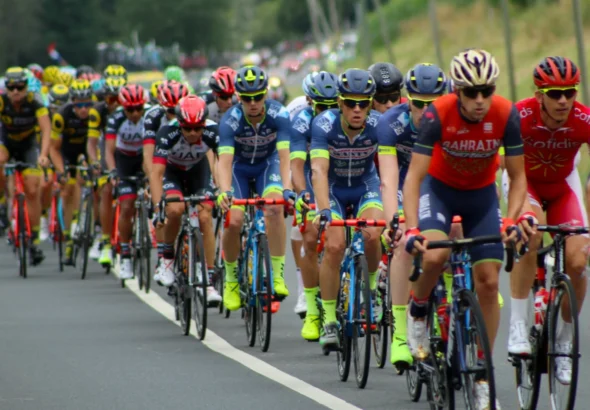 Imagen para ilustrar la carrera del Tour de Francia en Barcelona y sus cortes de tráfico