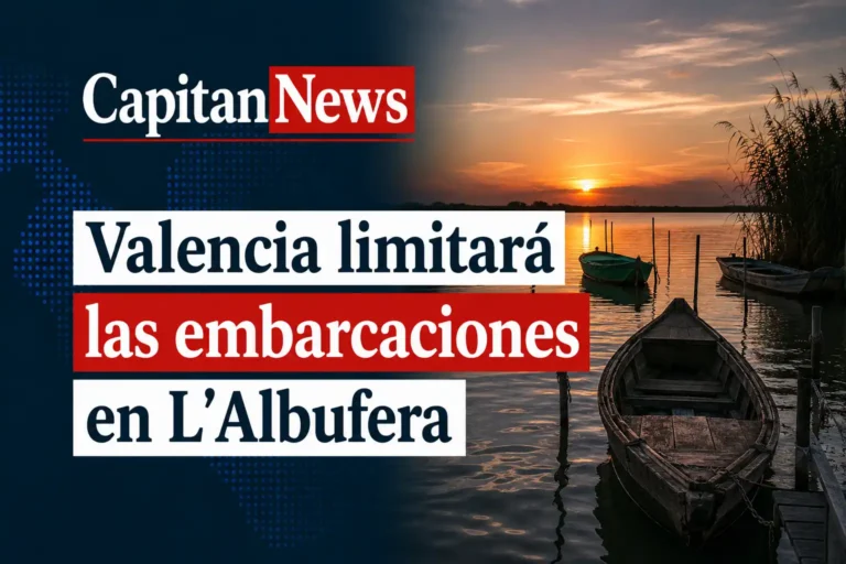 En la Albufera de Valencia preparan un plan de riesgo medioambiental para proteger el parque natural y limitar las embarcaciones de recreo como muestra el titular