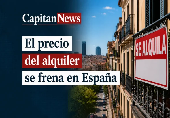 El alquiler en España empieza a contraer el precio. Los altos costes de la vida no dan tregua a los inquilinos como muestra el titular de la imagen