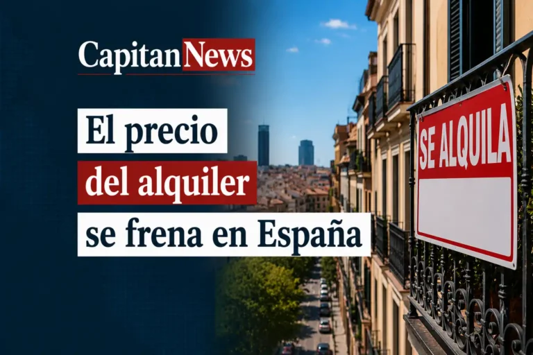 El alquiler en España empieza a contraer el precio. Los altos costes de la vida no dan tregua a los inquilinos como muestra el titular de la imagen