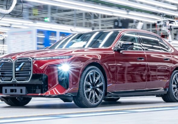 Imagen del nuevo BMW Serie 7 en fábrica