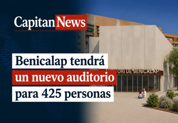 Benicalap estrenará auditorio en Valencia con una capacidad para 425 personas, como muestra el titular de la imagen