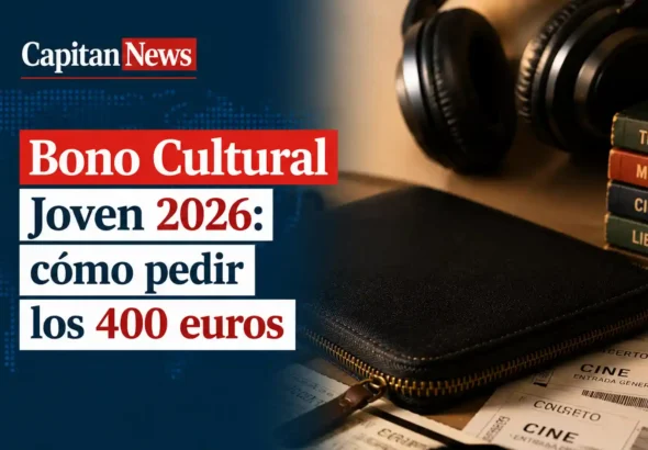 El Bono Cultural Joven bate récords de solicitud en 2026. El plazo abierto hasta octubre, como muestra el titular de la imagen