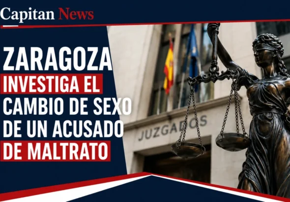 El cambio de sexo en Zaragoza de un hombre acusado de maltrato causa sospechas , como dice el titular de la imagen.