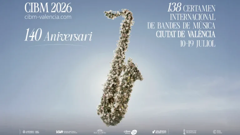 Cartel oficial del Certamen de bandas de Valencia de 2026