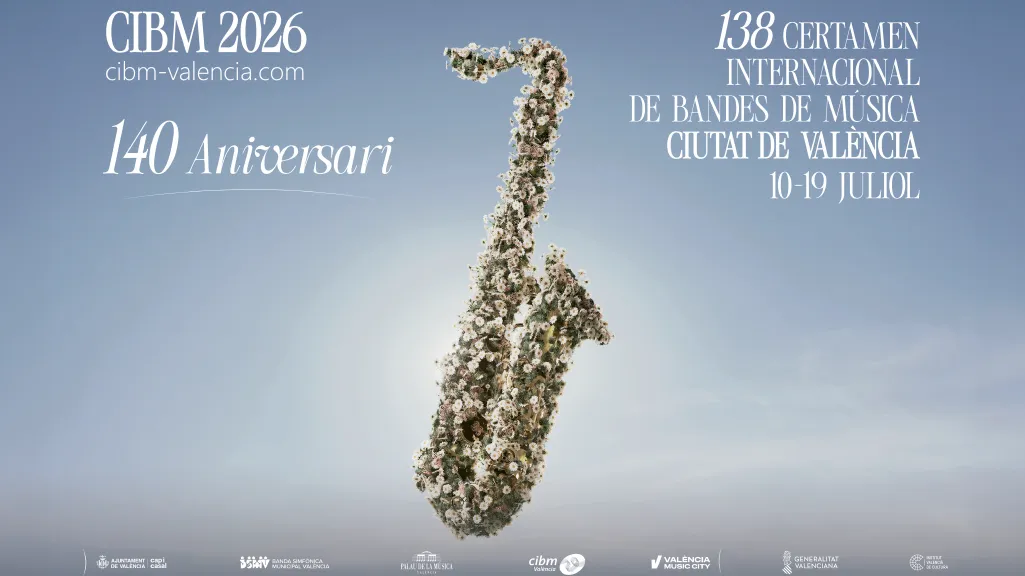 Cartel oficial del Certamen de bandas de Valencia de 2026