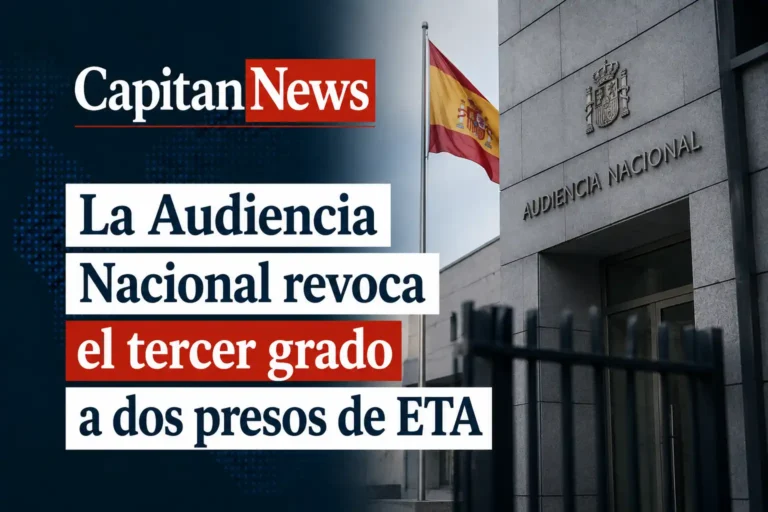 Dos presos de ETA no disfrutarán del tercer grado que concedía el Gobierno Vasco ya que ha sido revocado por la Justicia como muestra el titular