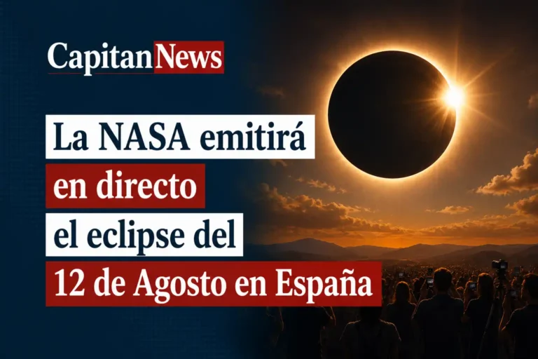 El eclipse solar del 12 de agosto en España será emitido en directo por la NASA