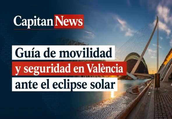 El eclipse en Valencia tendrá restricciones de tráfico y horarios en carretera como muestra el titular