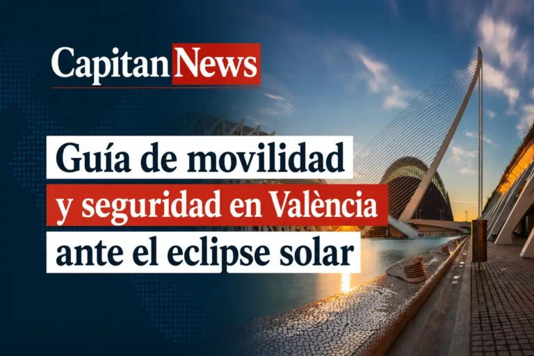 El eclipse en Valencia tendrá restricciones de tráfico y horarios en carretera como muestra el titular