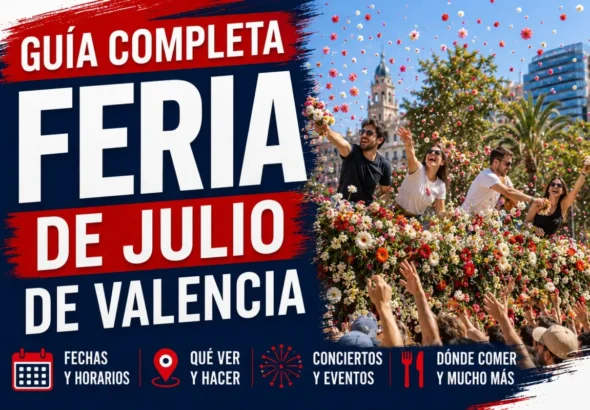 La feria de julio que muestra un titular con la guía de todos los planes el mes de julio