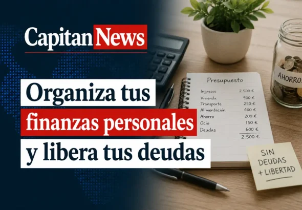 Organizar las finanzas personales ahorra años de pagos y disminuye la deuda aportando tranquilidad como muestra la imagen del titular