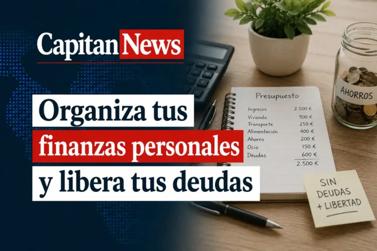 Organizar las finanzas personales ahorra años de pagos y disminuye la deuda aportando tranquilidad como muestra la imagen del titular