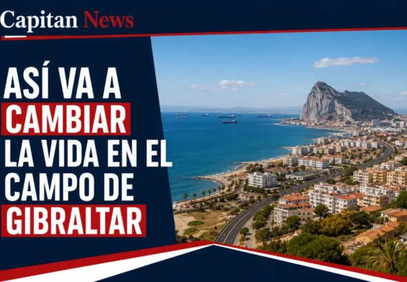 Gibraltar estrena un nuevo tratado con España que facilitará la vida de personas y trabajadores en la zona como muestra el titular de la imagen.