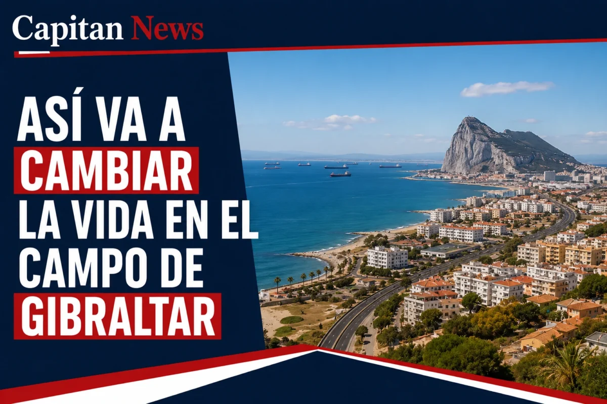 Gibraltar estrena un nuevo tratado con España que facilitará la vida de personas y trabajadores en la zona como muestra el titular de la imagen.