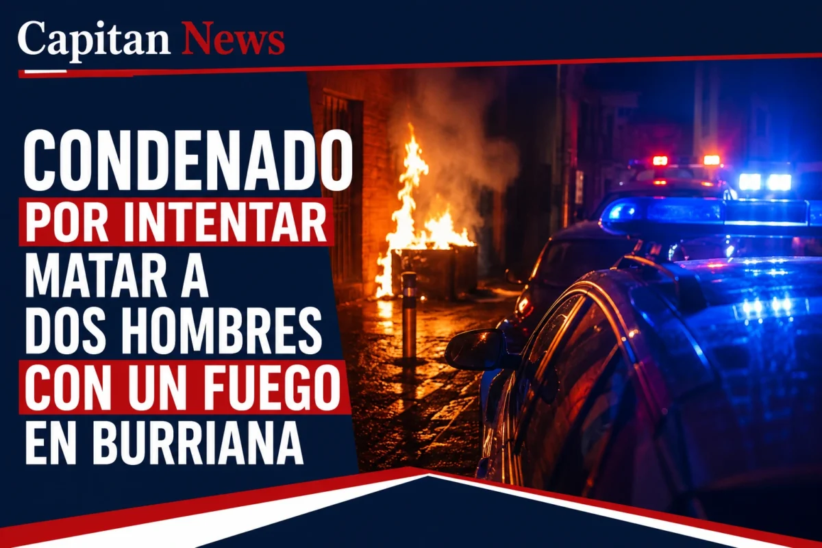 El incendio en Burriana provocado por un hombre para dejar encerrados a otros dos termina con la condeja y tratamiento psiquiátrico del acusado como muestra el titular de la imagen.