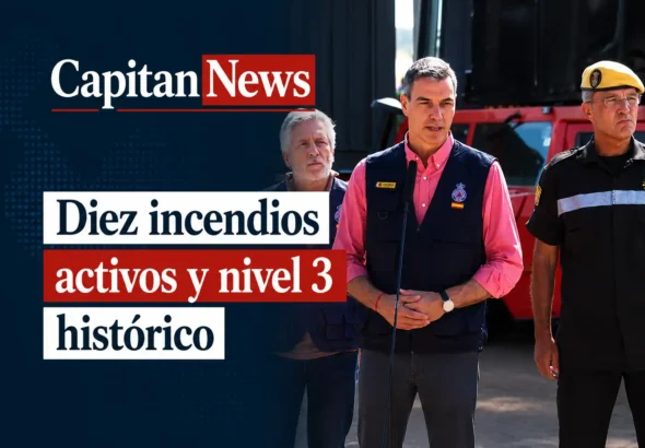 Los incendios en Madrid y Ávila siguen devastando, mientras entramos en las horas mas cruciales , como muestra el titular de la imagen