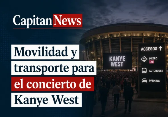 Kanye West llena en Madrid el metropolitano , como muestra el titular, con la guía de transporte y movilidad para acudir al concierto