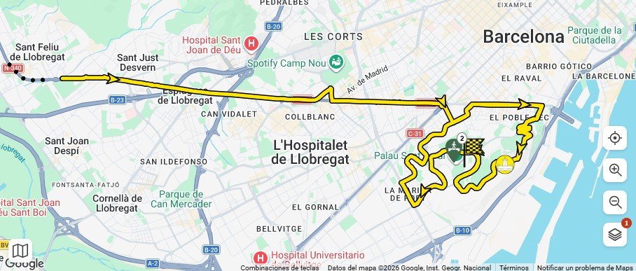 Calles cortadas y autobuses anulados: así te afectará la etapa 2 del Tour de Francia en Barcelona Mapa del recorrido de la etapa 2 del Tour de Francia en Barcelona