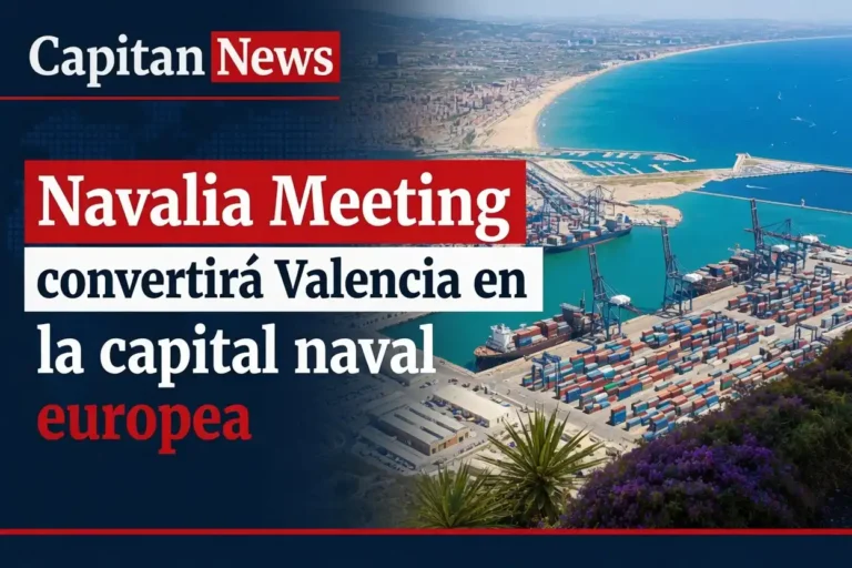 Navalia Meeting se celebrará en 2027 en Valencia, como muestra el titular de la imagen.