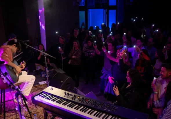 Pablo Verdeguer en una imagen de una de sus actuaciones