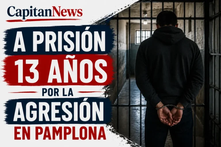 Prisión de 13 años para el agresor de una menor en Pamplona. Imagen que muestra el titular.