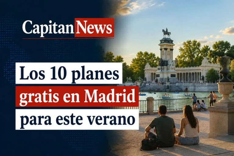Los planes gratis en Madrid que puedes hacer este verano, con hasta 10 actividades diferentes, como muestra el titular de la imagen