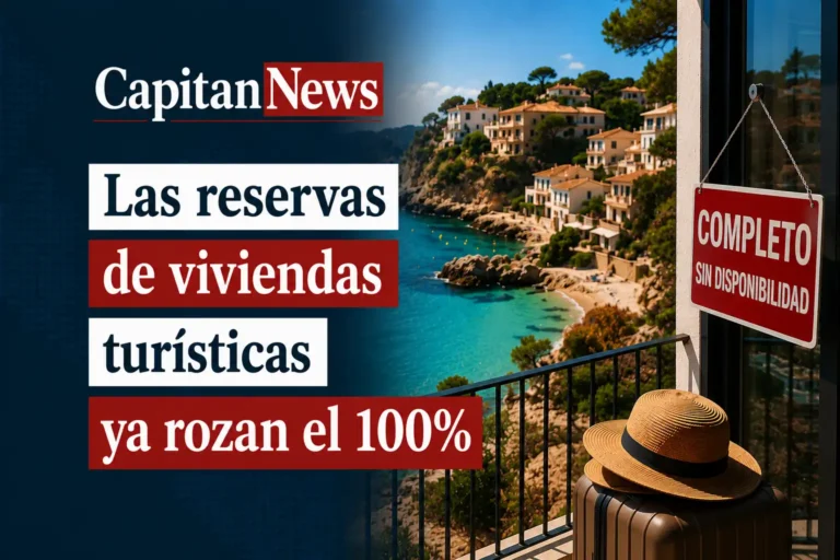 Las reservas en viviendas turísticas ya rozan el 100% en muchas zonas de España como muestra el titular