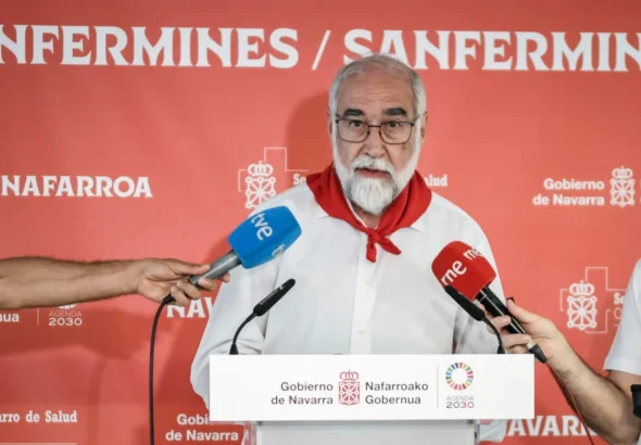 San Fermín 2026: El Consejero Domínguez presenta el plan de salud para las personas que acuden a las fiestas y la ciudadanía