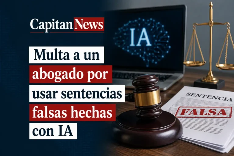 Las sentencias que aportó un abogado en Canarias las había inventado la IA, como muestra el titular de la imagen