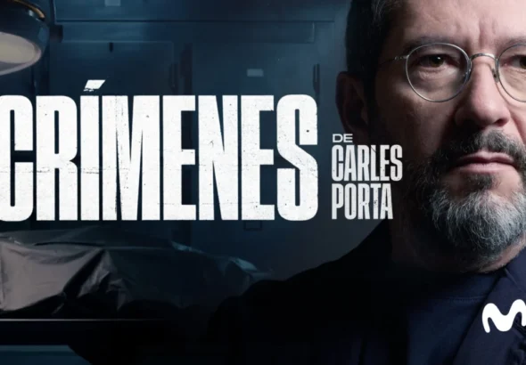 Imagen del cartel oficial de temporada 6 de Criímenes, que se estrenará este mes de julio en Movistar Plus