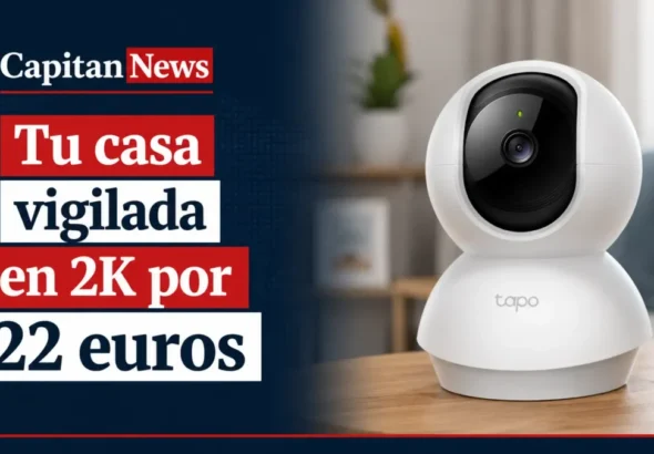 La cámara Tapo C210 ahora en oferta en amazon por menos de 24€ como muestra el titular de la imagen