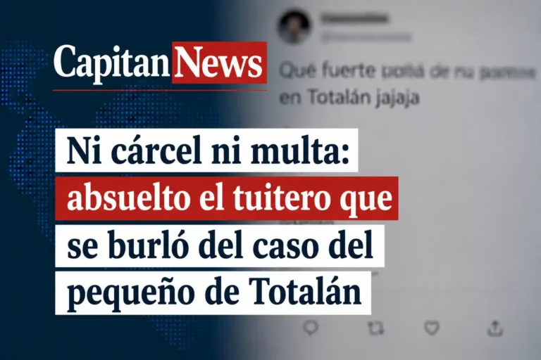 El caso de Totalán, en el que un tuitero publicó unos post de mal gusto ha quedado en la absolución al no entender como delito penal los hechos ,como muestra el titular de la imagen.