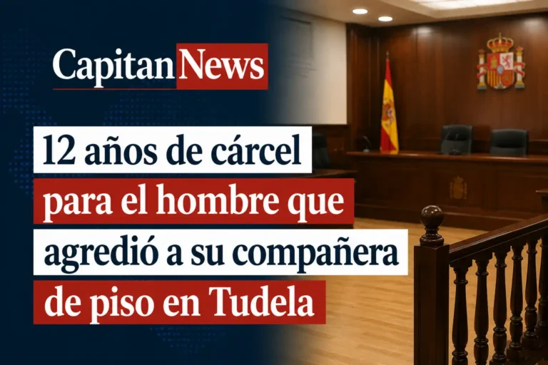 Condenado en Tudela por abusar de su compañera de piso como muestra el titular