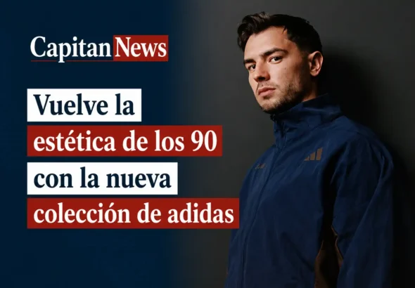 adidas lanza nueva colección con Arte Antwerp recuperando la moda de los años 90 como muestra el titular de la imagen