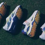 Imagen que muestra las 4 opciones diferentes de las nuevas adidas CODECHAOS 27 para golf sin tacos