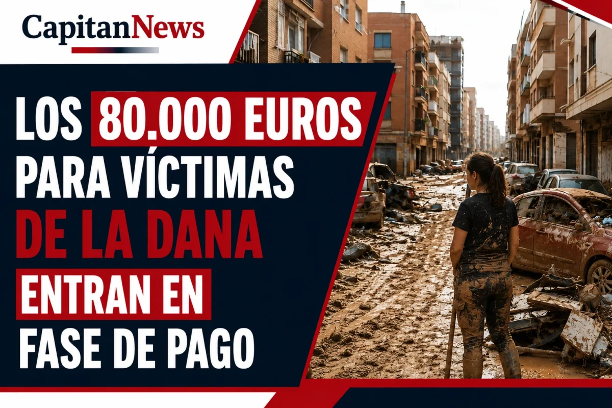 Las ayudas a las víctimas de la dana ya están aprobadas con fecha de pago como muestra el titular de la imagen