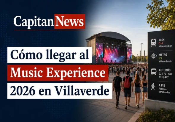 Toda la información de tráfico y movilidad para el Coca-Cola Music Experience como muestra la imagen del titular