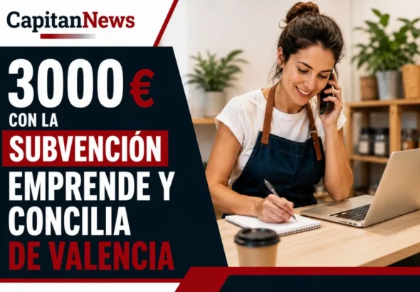 Emprende y concilia abrirá el plazo a partir del 3 de septiembre para solicitar las ayudas de hasta 4000 euros como muestra le titular de la imagen