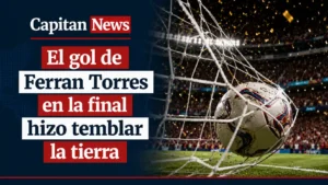 Ferran Torres hizo temblar los suelos en España tras meter el gol de la final del Mundial